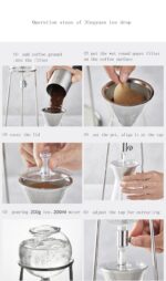Hero Dingyuan Mini Ice Drip Coffee Cold Brew Maker - Slow Drip Technology - 400 mll - Image 4