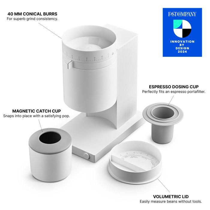 Fellow Opus Conical Burr Grinder - White - Image 3