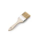 Krome - 2″ Wide Flat Brush with Natural Bristle and Wooden Handle