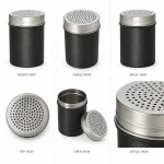 Krome - Coffee Cocoa Shaker Coarse - Stainless Steel - Image 2