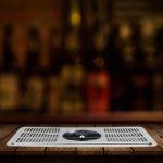 Krome - 16″ x 7″ Center Spray Pitcher Rinser Drip Tray – Brushed Stainless – With Drain - Image 5