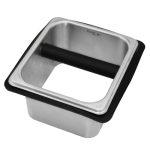 Krome - Professional knock box chute – Stainless Steel 7.32″ x 6.85″ x 3.50″