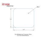 Krome - Flush-Mount Frothing Pitcher Rinser/Glass Rinser 7.32x6.85x2.64″ - Image 4